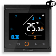 Терморегулятор Ecoset PWT 002 WIFI для теплого пола (Черный) 